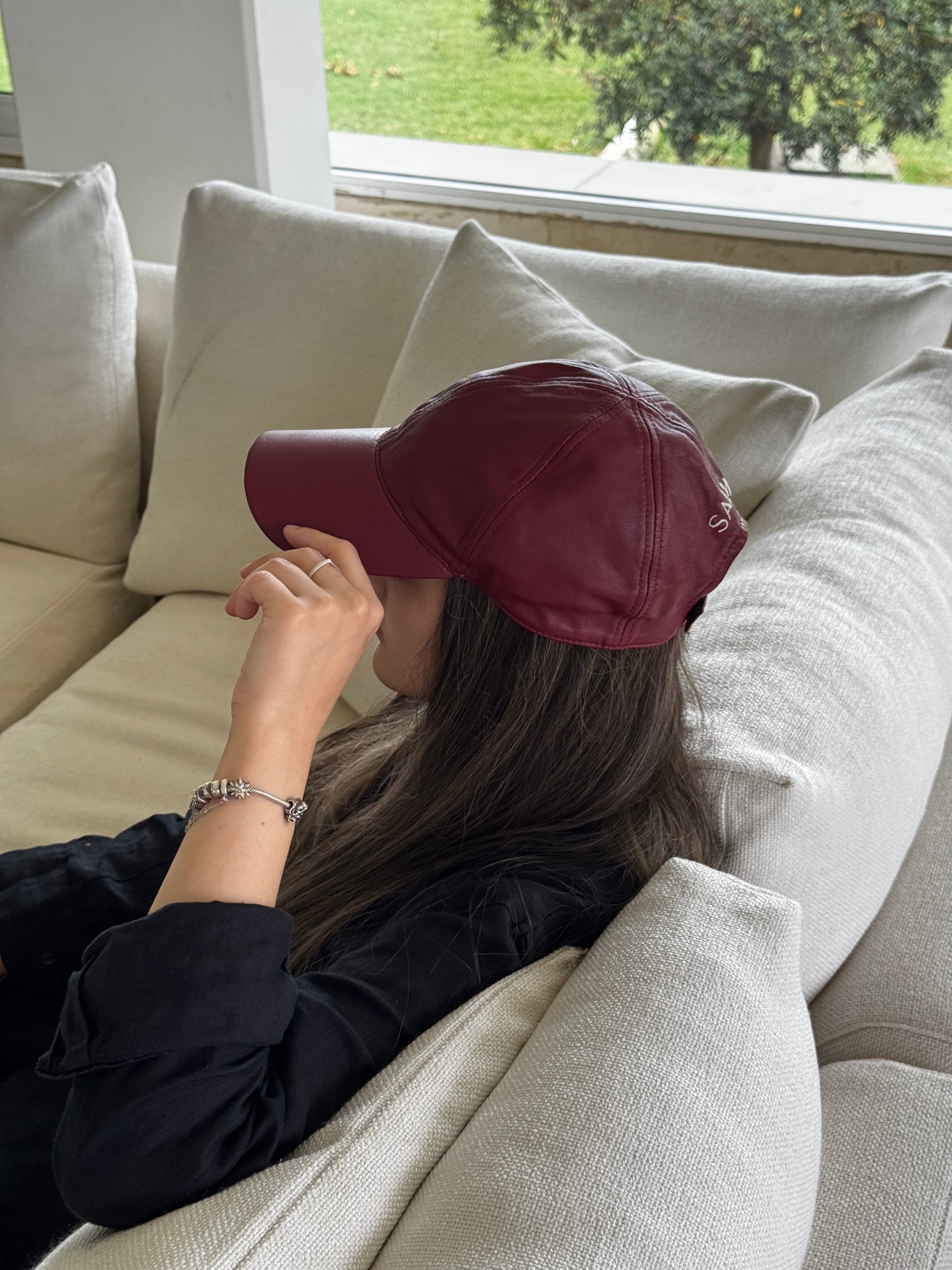 Salma cap - BORDÓ