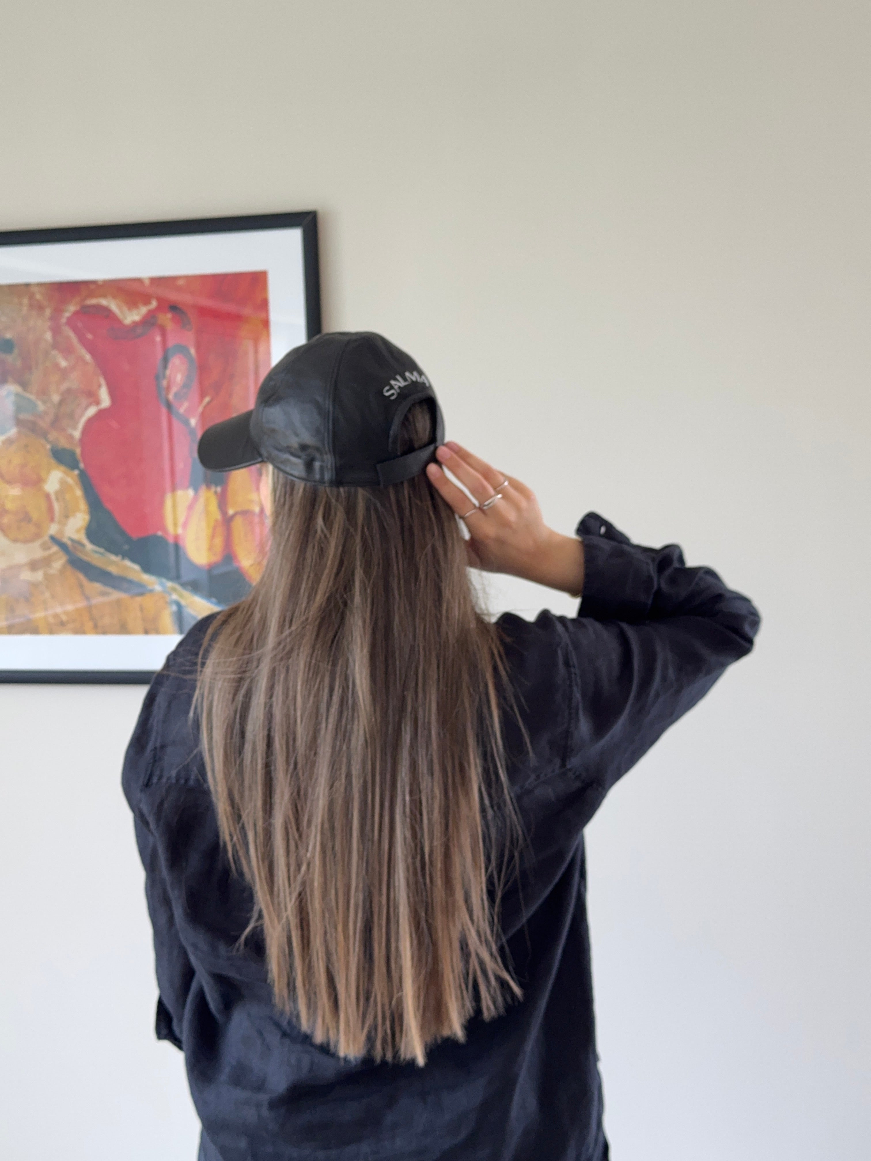 Salma cap - NEGRO
