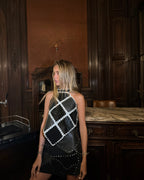 FALDA TACHAS - NEGRO