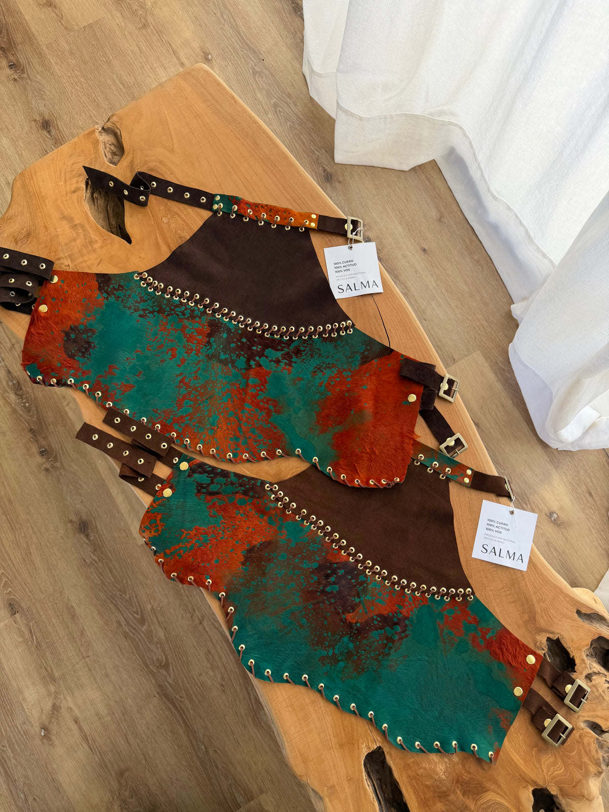 TOP HALTER - TURQUESA
