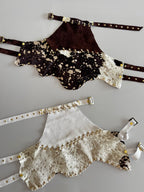 TOP HALTER - chocolate