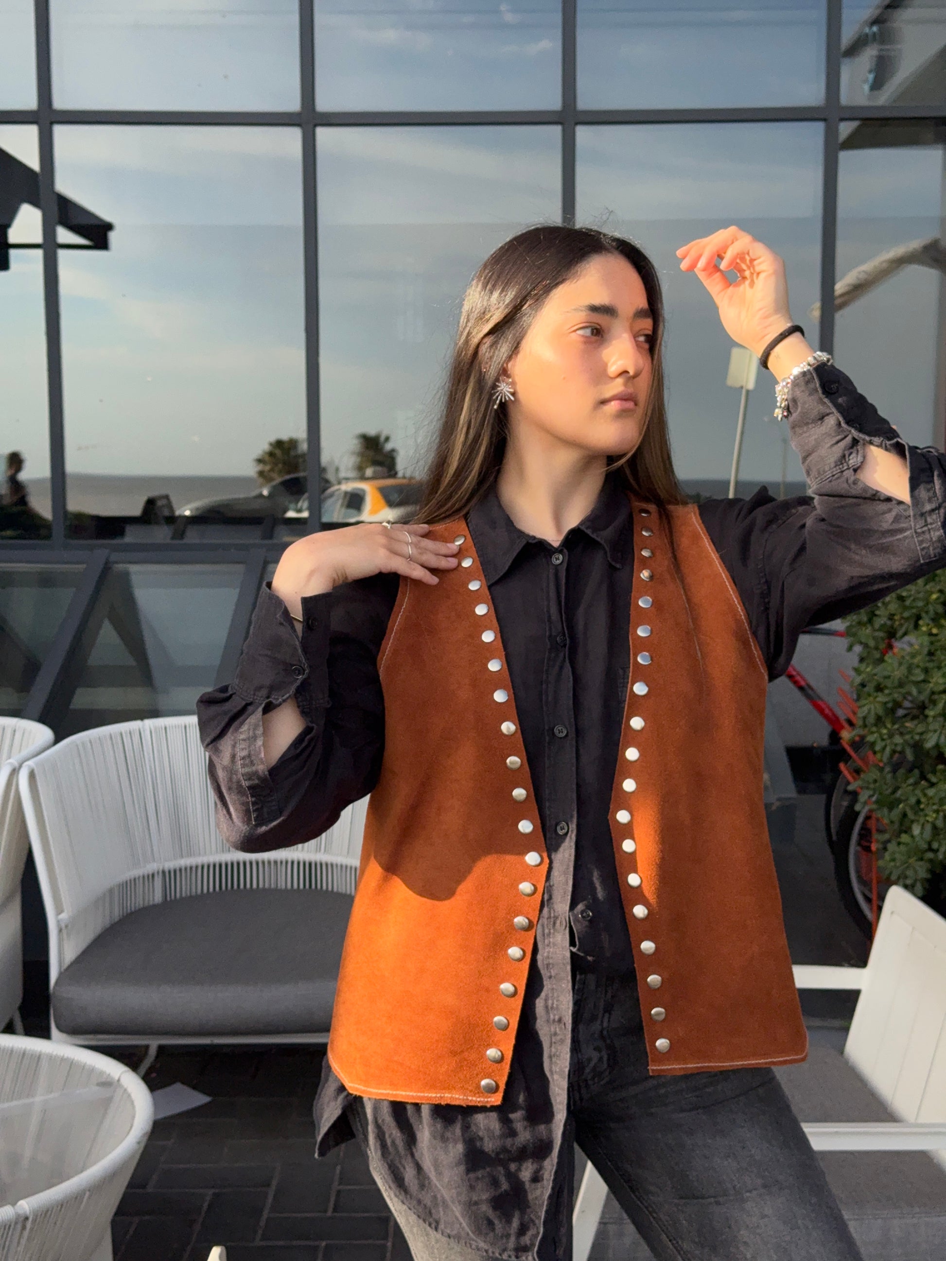 CHALECO BOHO - ÓXIDO