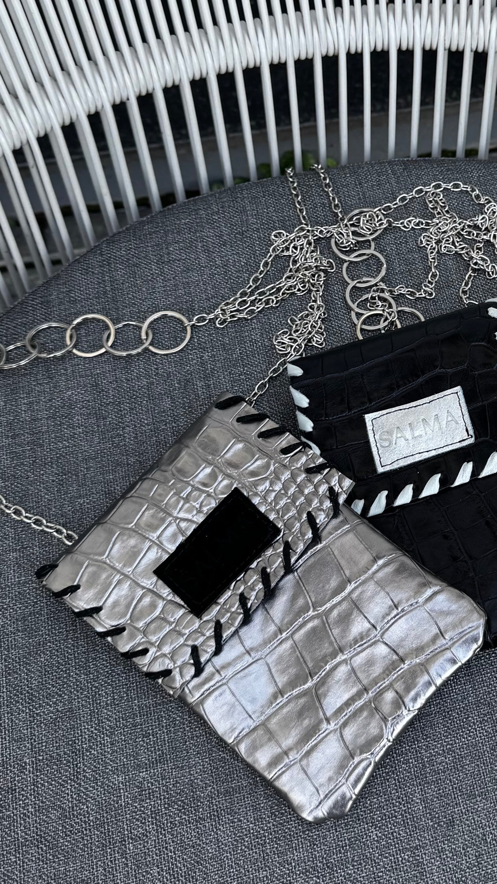 CELBAG - CROCO PLATEADO