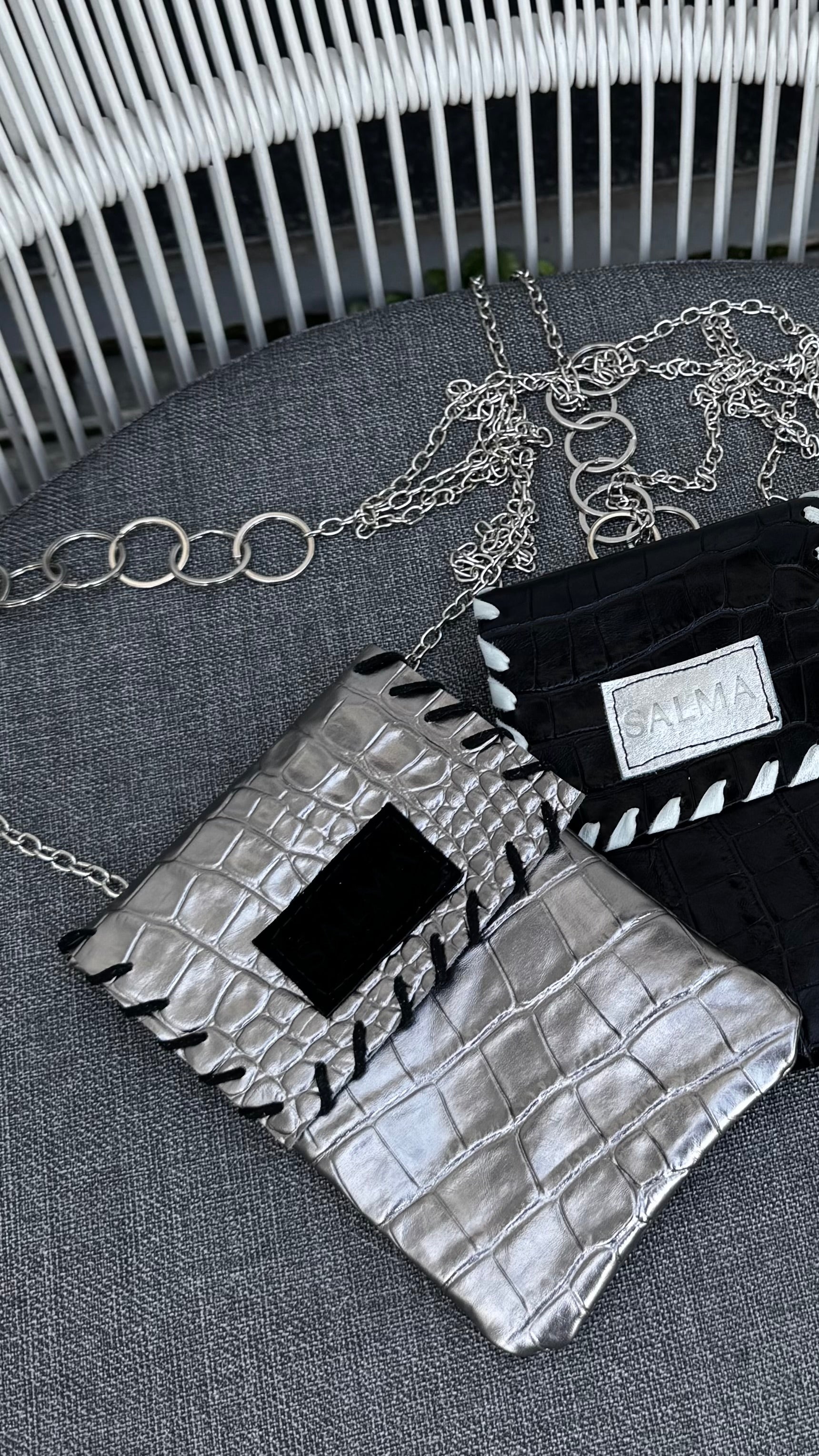 CELBAG - CROCO PLATEADO