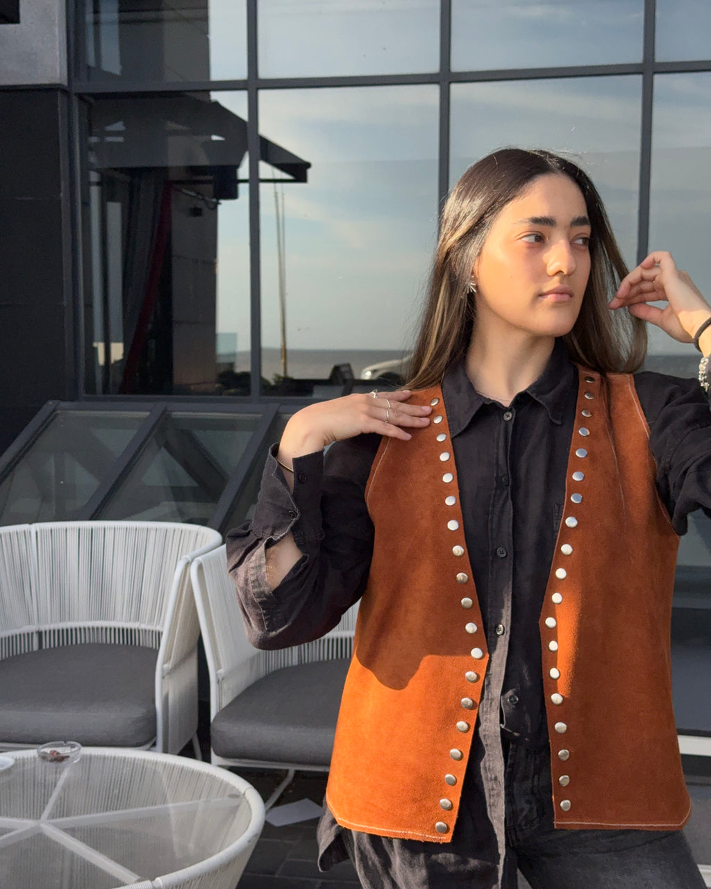 CHALECO BOHO - ÓXIDO