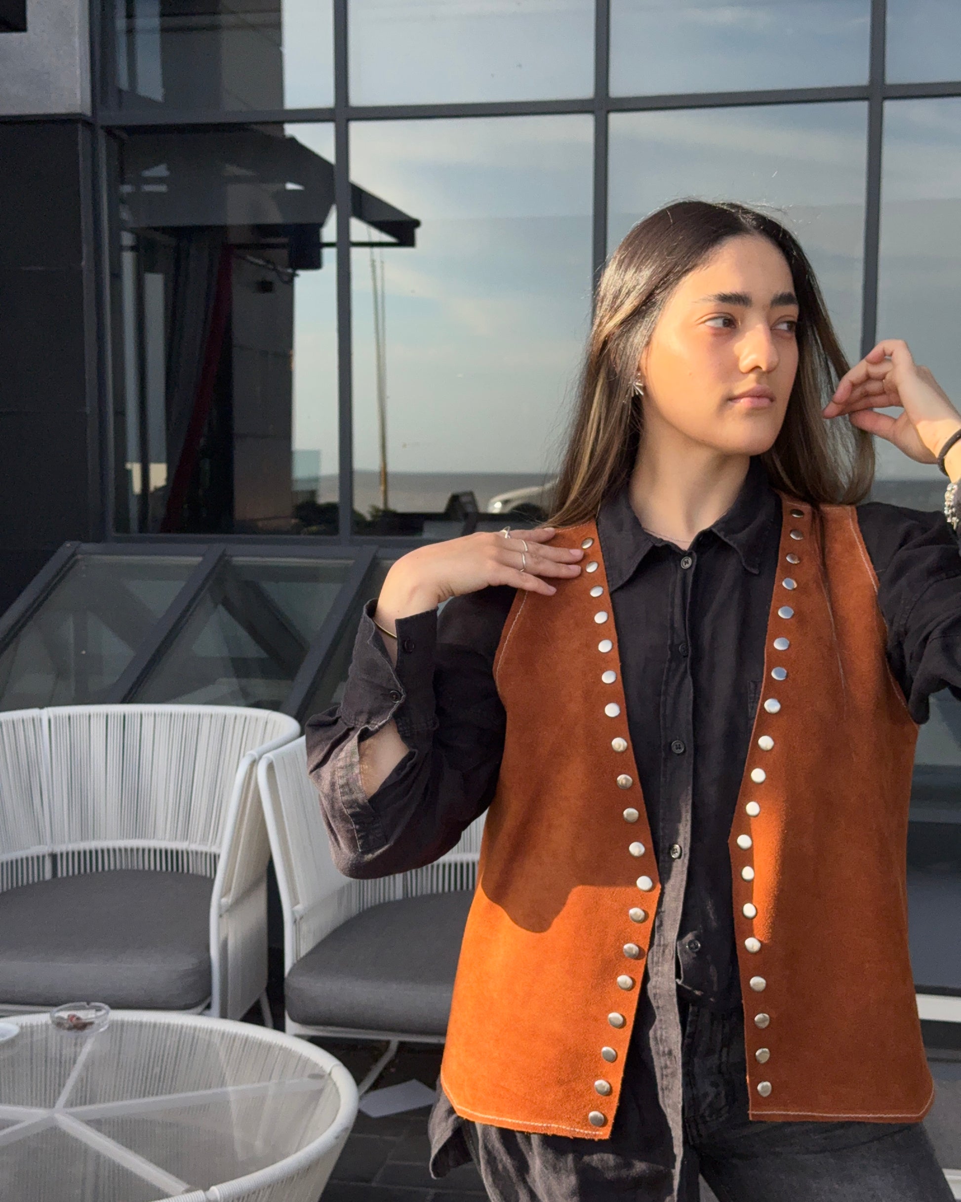 CHALECO BOHO - ÓXIDO