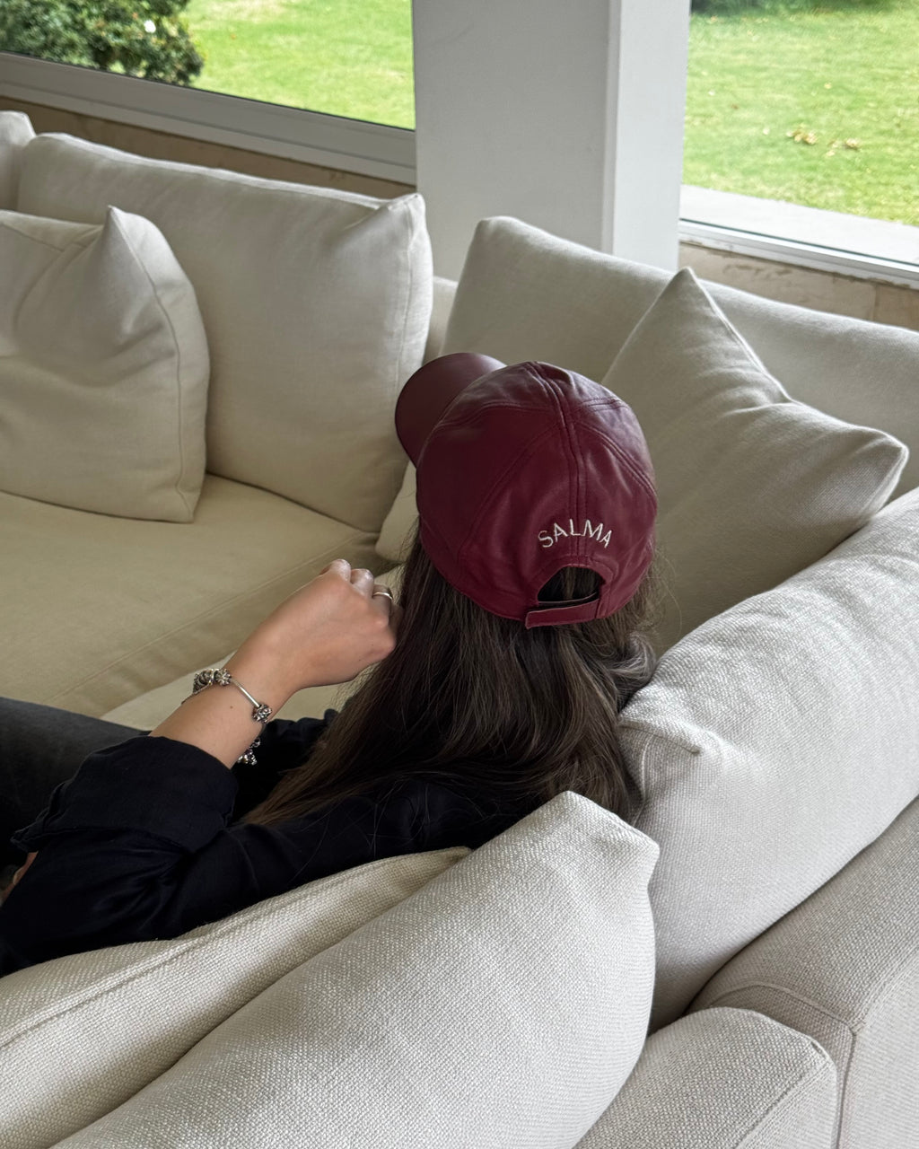 Salma cap - BORDÓ
