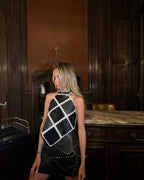 FALDA TACHAS - NEGRO