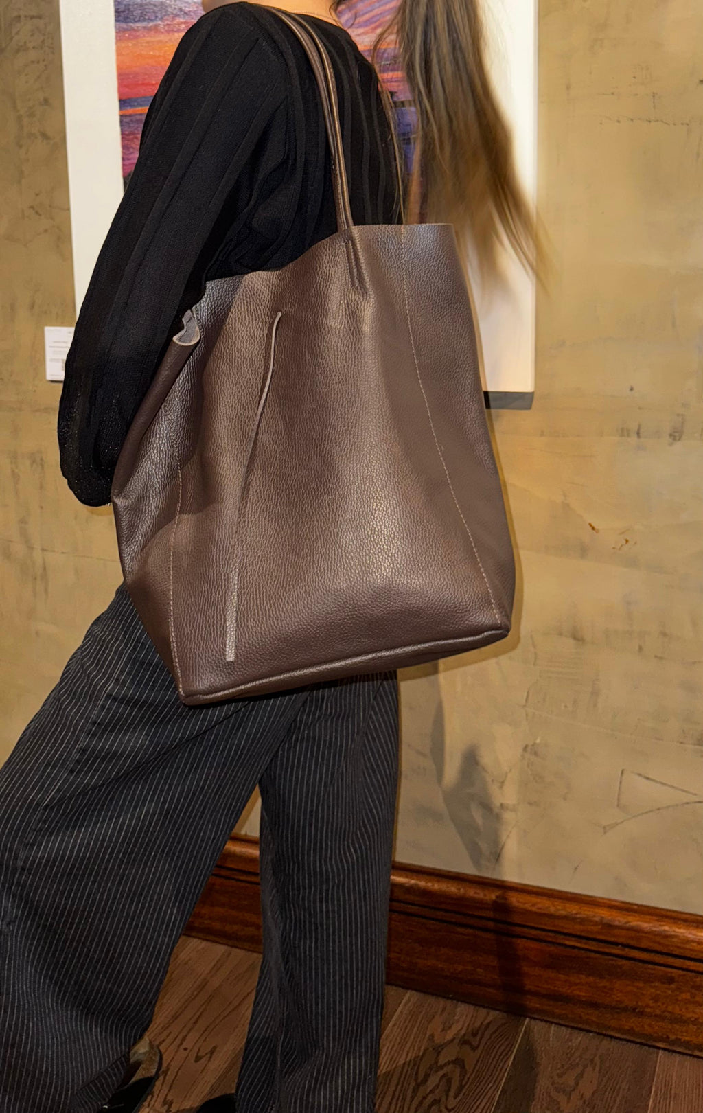 TOTE XL CHOCOLATE