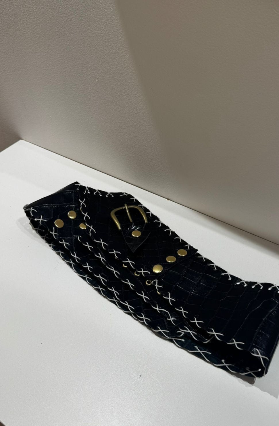 FAJA CROCO BLACK