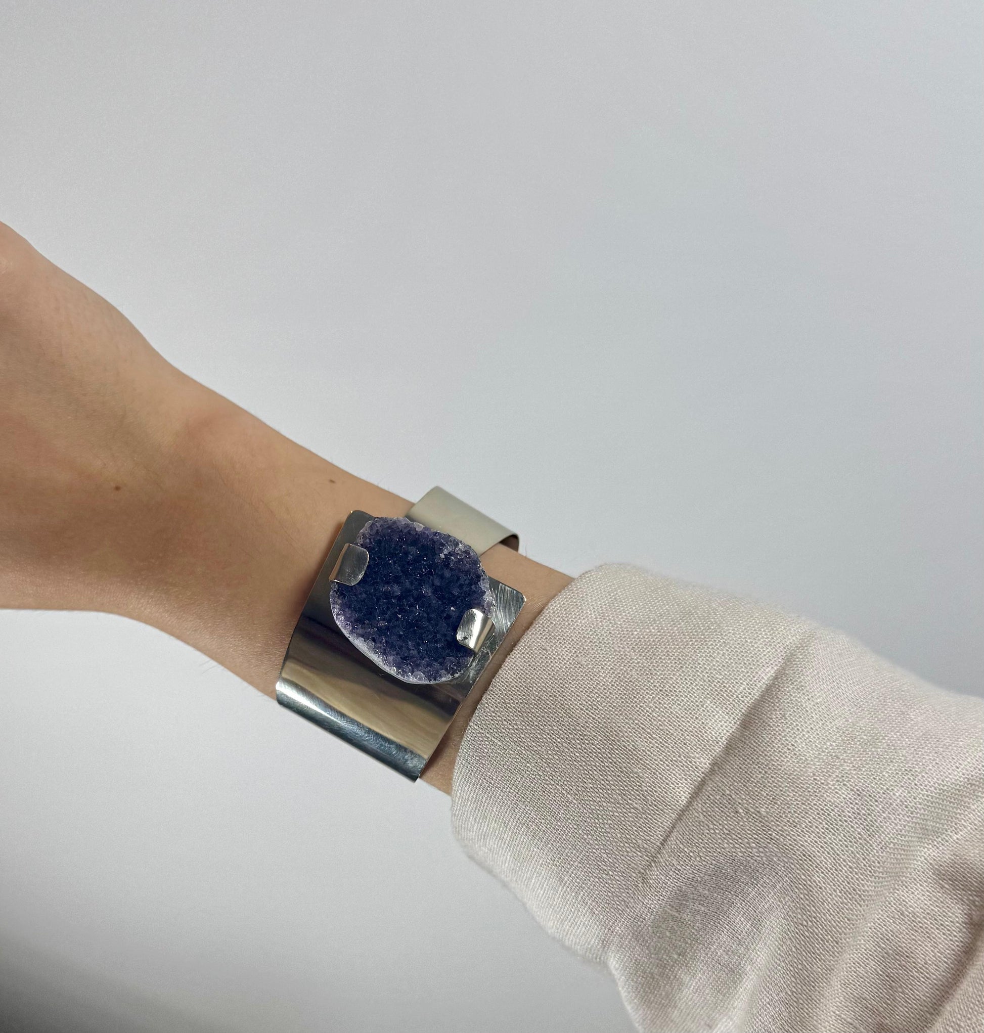 BRAZALETE REGULABLE AMATISTA