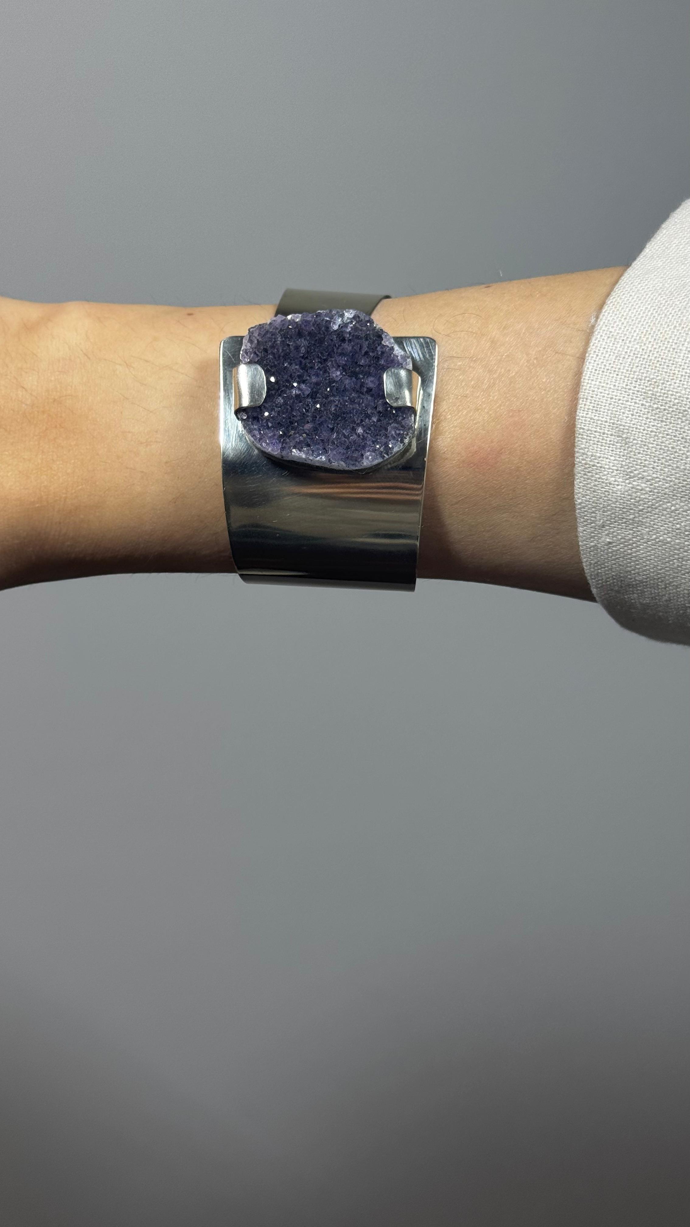 BRAZALETE REGULABLE AMATISTA