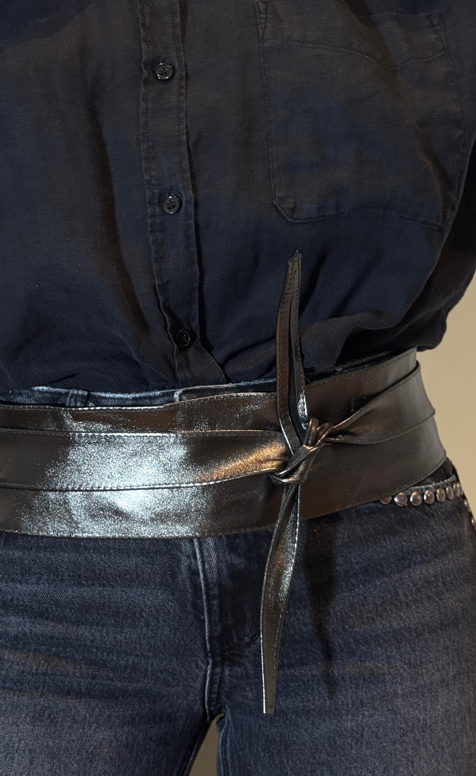 FAJA CUERO PELTRE - REGULABLE